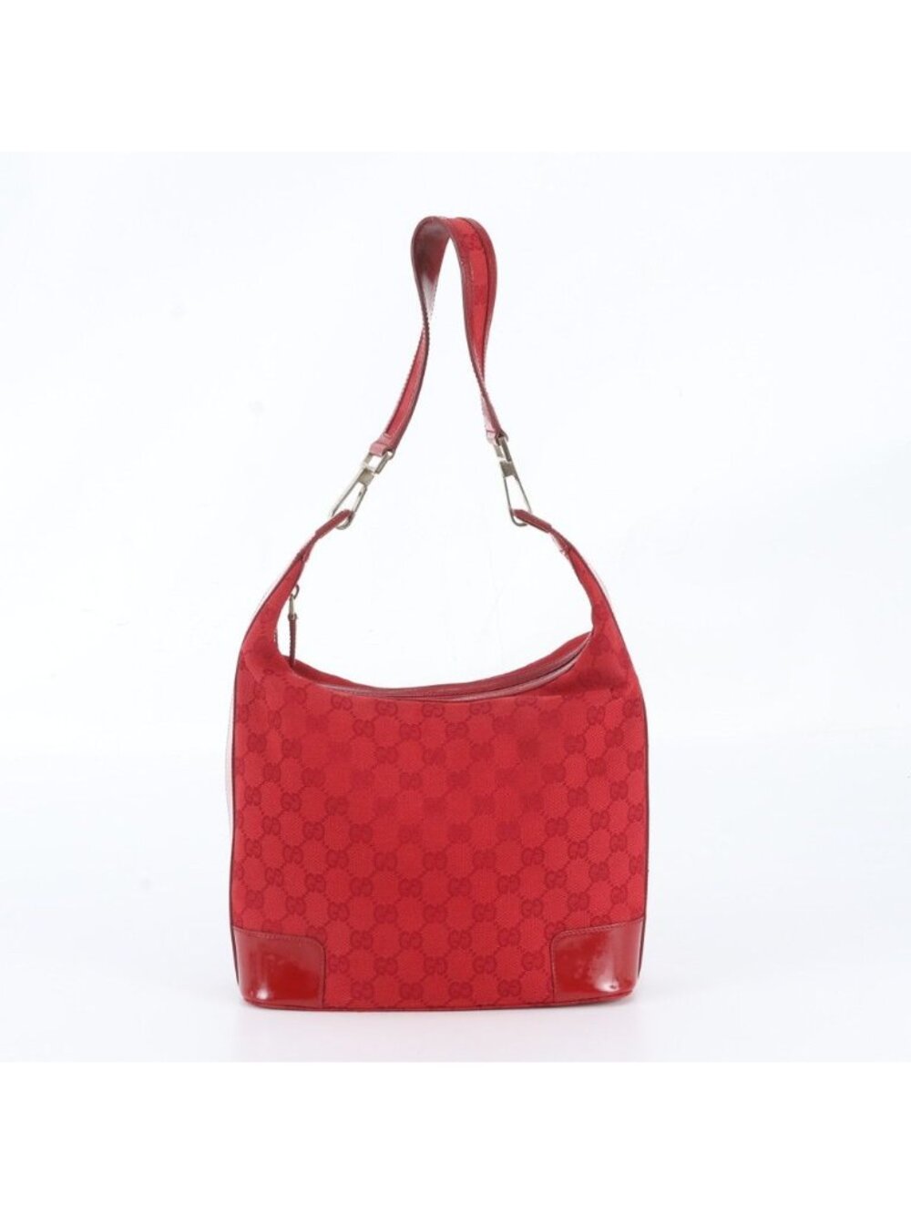 Gucci GG Canvas Leather Shoulder Bag
